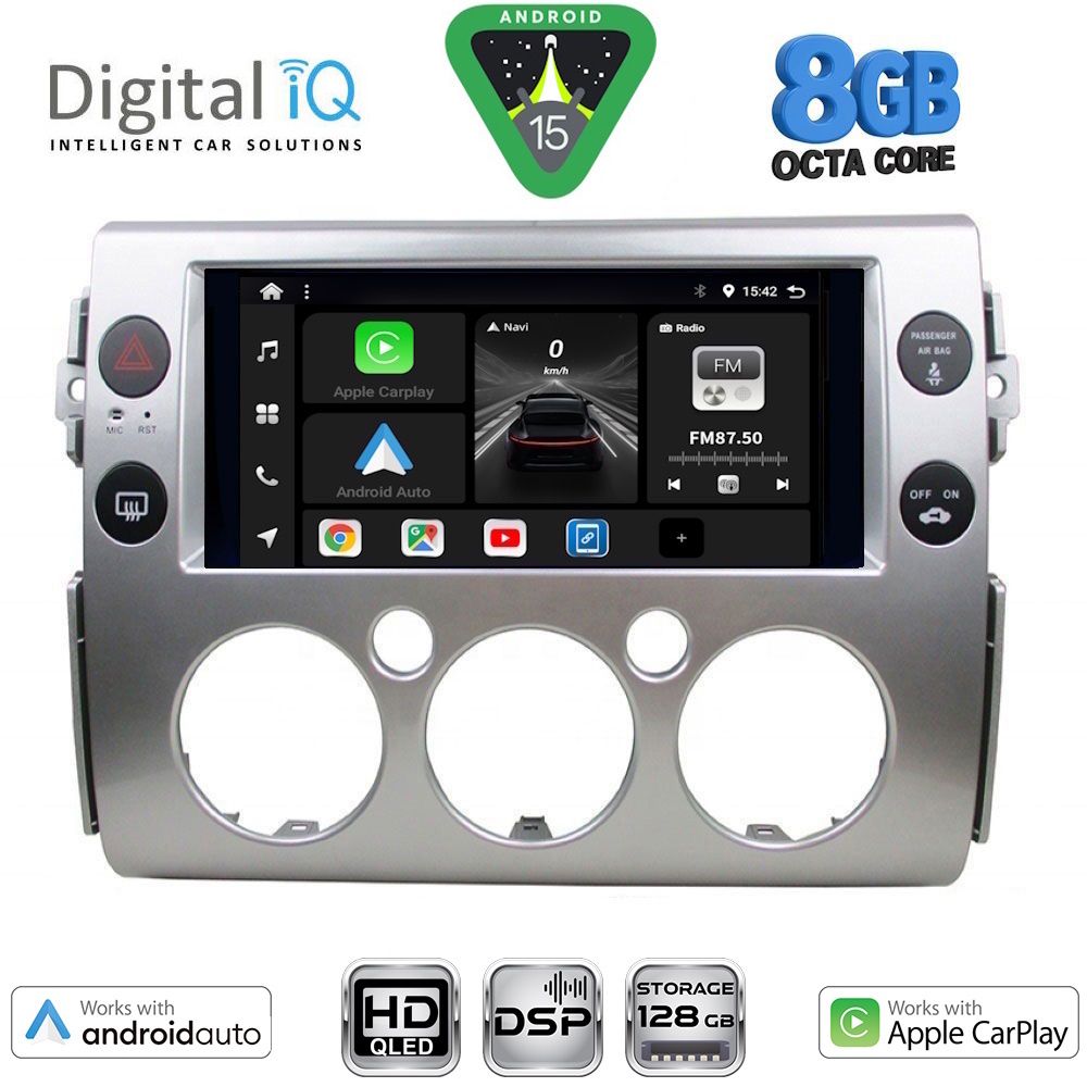 Βλησαρούλης Car Center - DIGITAL IQ BXF 7717_CPAA (9inc) MULTIMEDIA TABLET for TOYOTA FJ CRUISER mod. 2007-2013