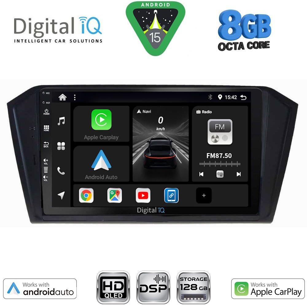 Βλησαρούλης Car Center - DIGITAL IQ BXF 7750_CPAA (10inc) MULTIMEDIA TABLET for VW PASSAT mod. 2016>