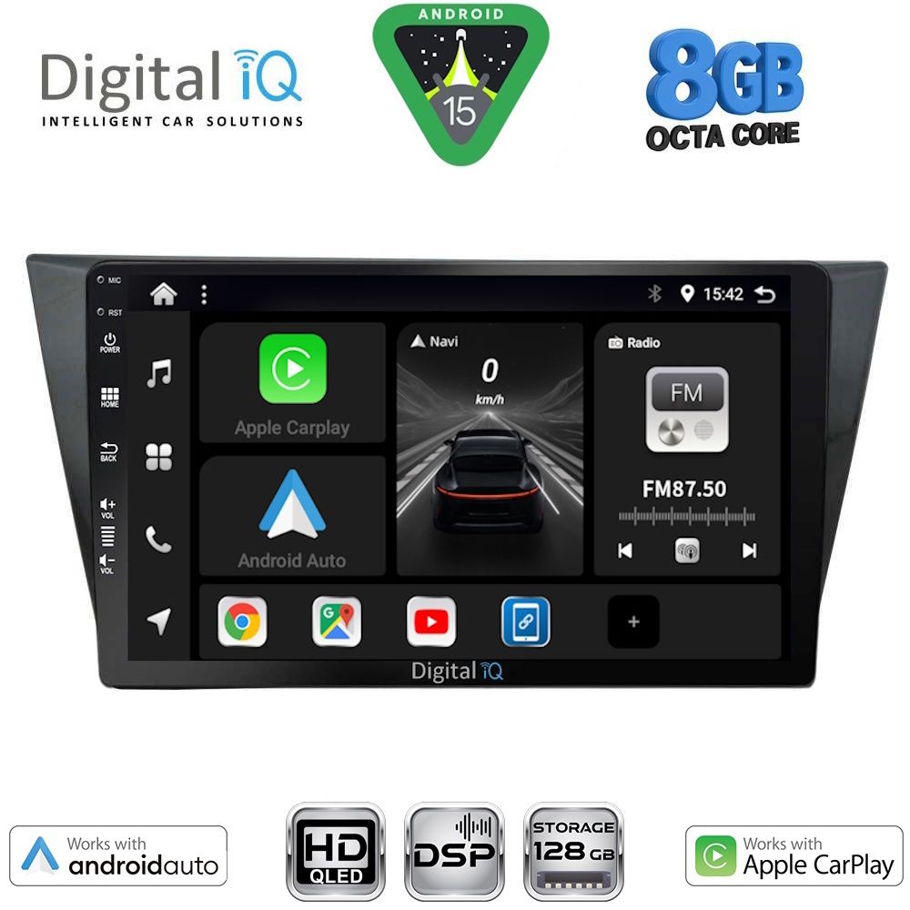 Βλησαρούλης Car Center - DIGITAL IQ BXF 7761_CPAA (10inc) MULTIMEDIA TABLET for VW TIGUAN mod. 2016-2024