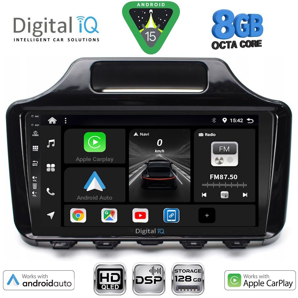 Βλησαρούλης Car Center - DIGITAL IQ BXF 7779_CPAA (9inc) MULTIMEDIA TABLET for TOYOTA IQ mod. 2008> with ORIG. NAVI