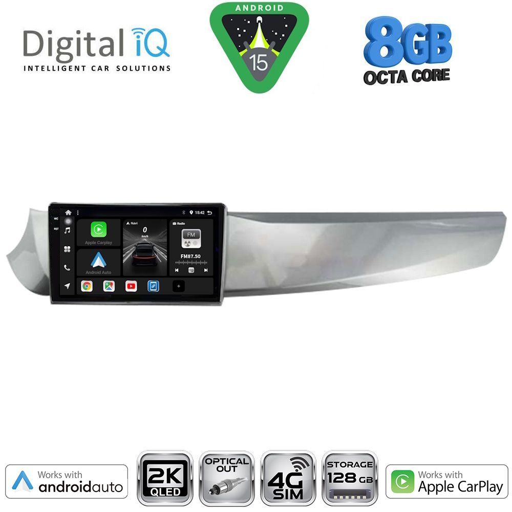 Βλησαρούλης Car Center - DIGITAL IQ BXK 20025_CPAA (9inc) MULTIMEDIA TABLET for ALFA ROMEO GIULIETTA mod. 2010-2014