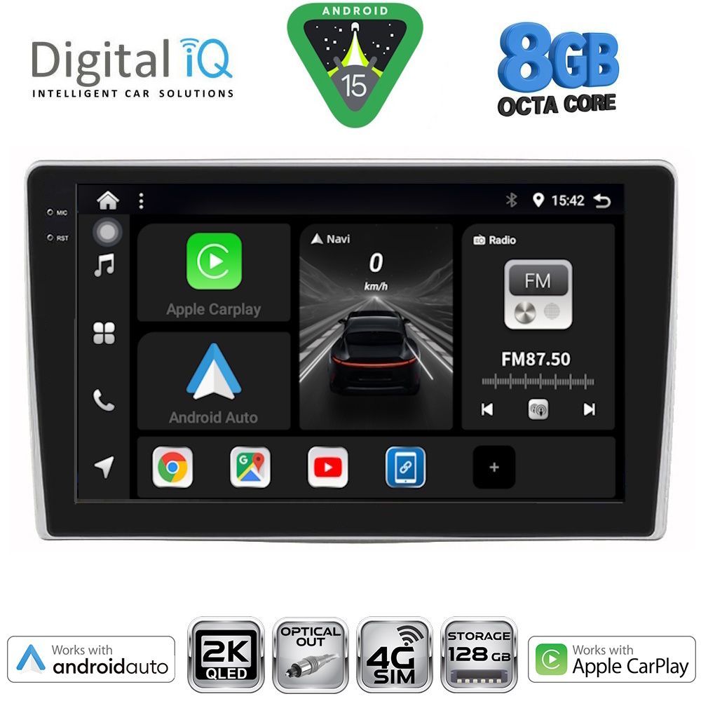 Βλησαρούλης Car Center - DIGITAL IQ BXK 20028_CPAA (9inc) MULTIMEDIA TABLET for ALFA ROMEO MITO mod. 2008-2018