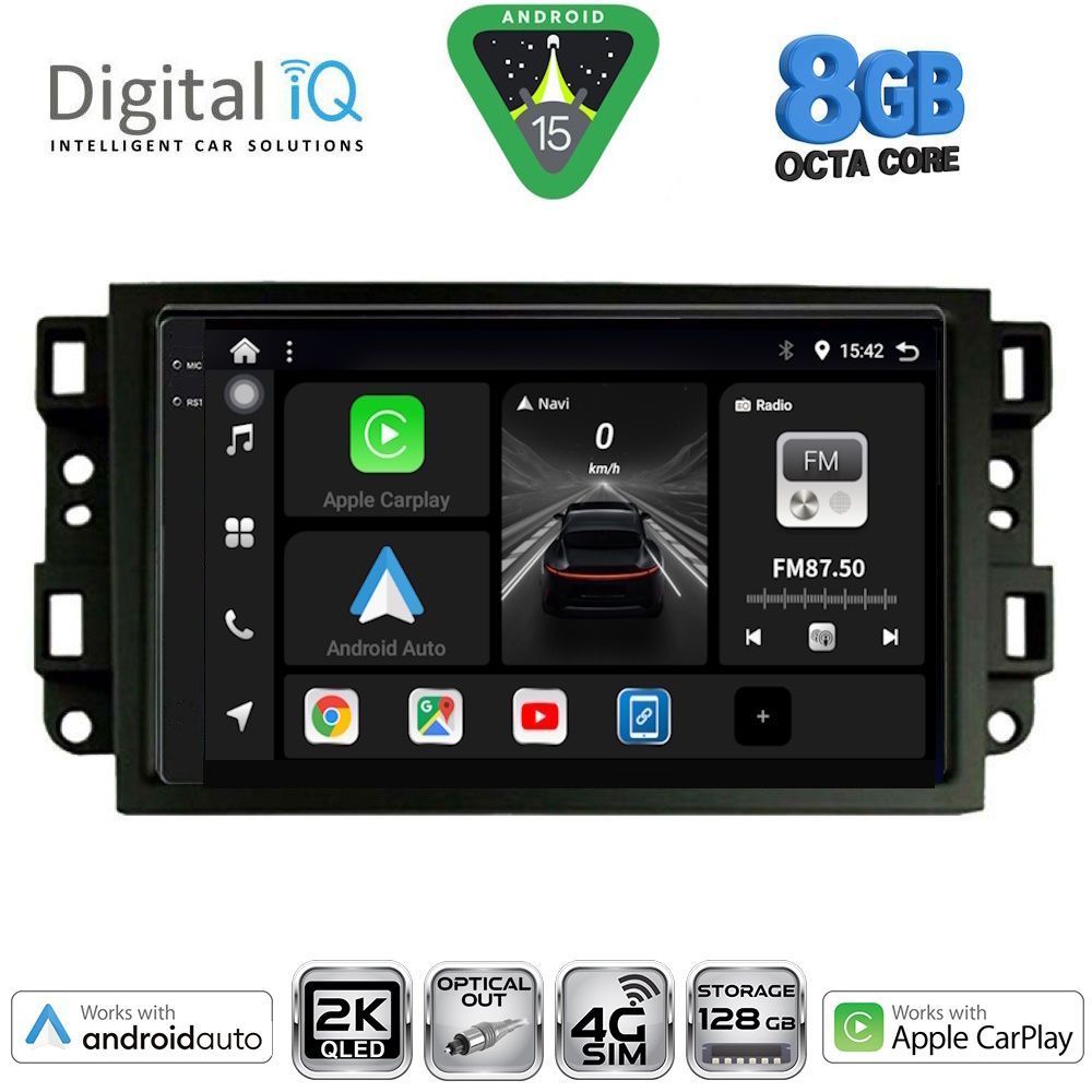 Βλησαρούλης Car Center - DIGITAL IQ BXK 20070_CPAA (10inc) MULTIMEDIA TABLET for CHEVROLET ALL mod. 2004-2011