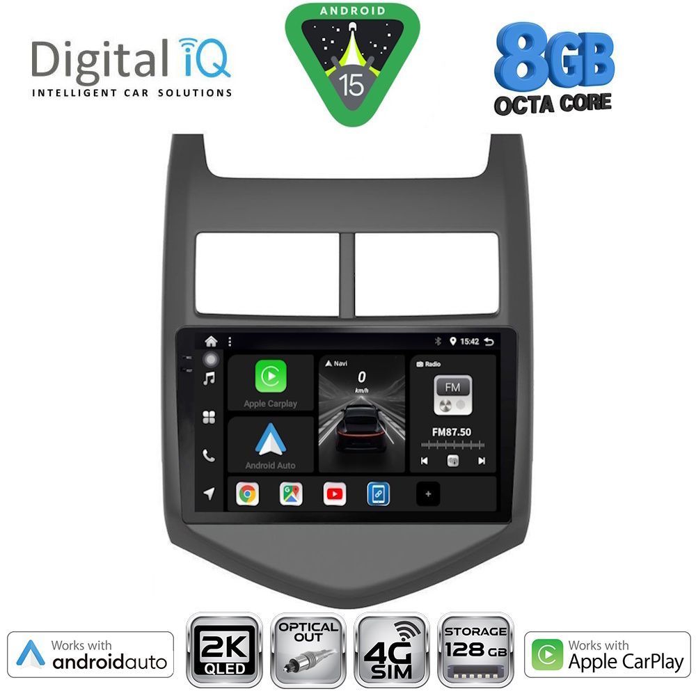 Βλησαρούλης Car Center - DIGITAL IQ BXK 20074_CPAA (9inc) MULTIMEDIA TABLET for CHEVROLET AVEO mod. 2011-2014