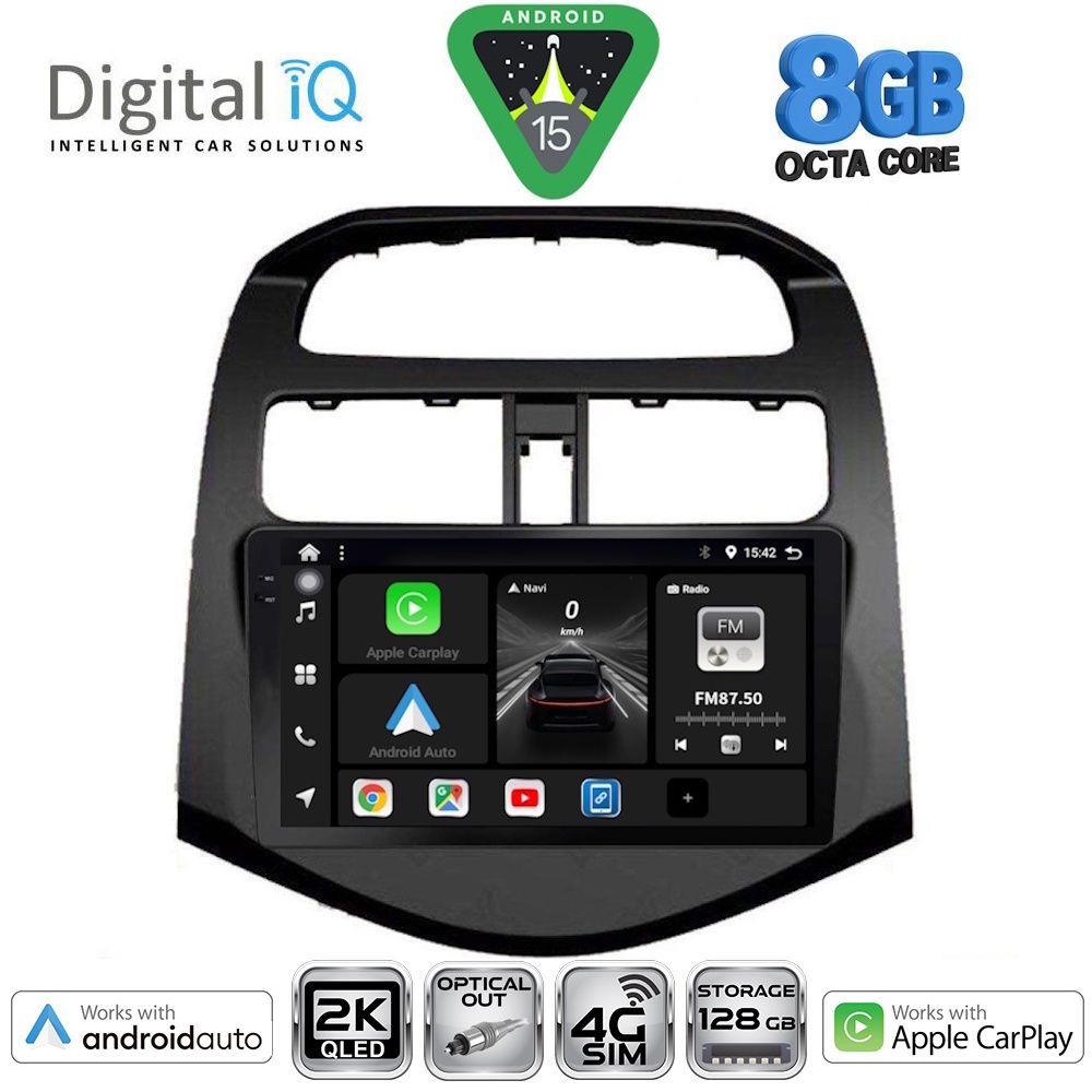 Βλησαρούλης Car Center - DIGITAL IQ BXK 20078_CPAA (9inc) MULTIMEDIA TABLET for CHEVROLET SPARK mod. 2009-2015