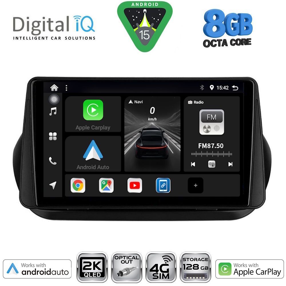 Βλησαρούλης Car Center - DIGITAL IQ BXK 20142_CPAA (9inc) MULTIMEDIA TABLET for CITROEN – FIAT – PEUGEOT mod. 2008-2018