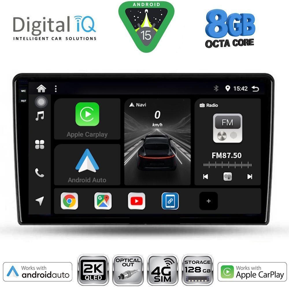 Βλησαρούλης Car Center - DIGITAL IQ BXK 20155_CPAA (10inc) MULTIMEDIA TABLET for FORD FIESTA mod. 2018>