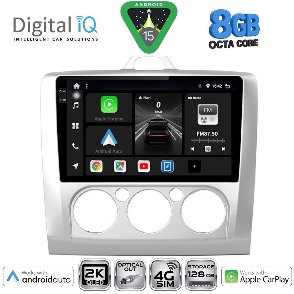Βλησαρούλης Car Center - DIGITAL IQ BXK 20156_CPAA A/C (9inc) MULTIMEDIA TABLET for FORD FOCUS mod. 2005-2012