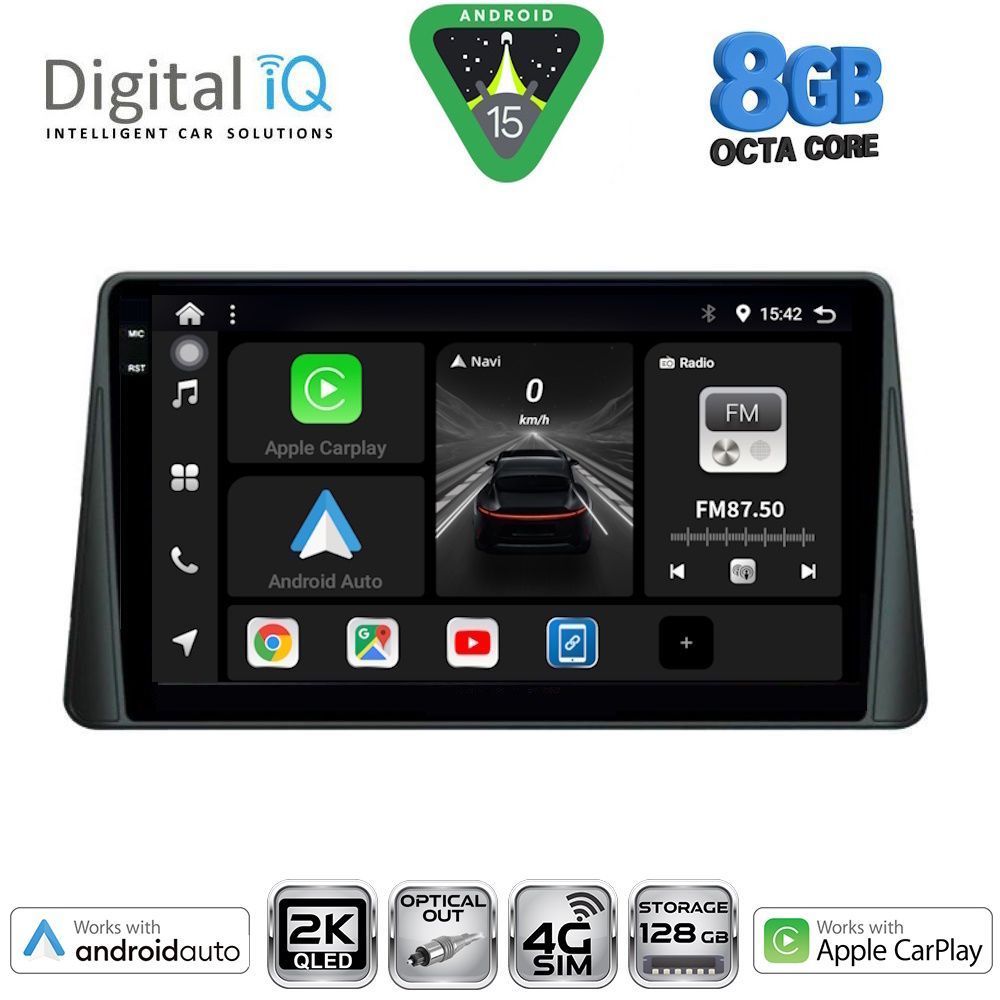 Βλησαρούλης Car Center - DIGITAL IQ BXK 20158_CPAA (9inc) MULTIMEDIA TABLET for FORD FOCUS mod. 2019>
