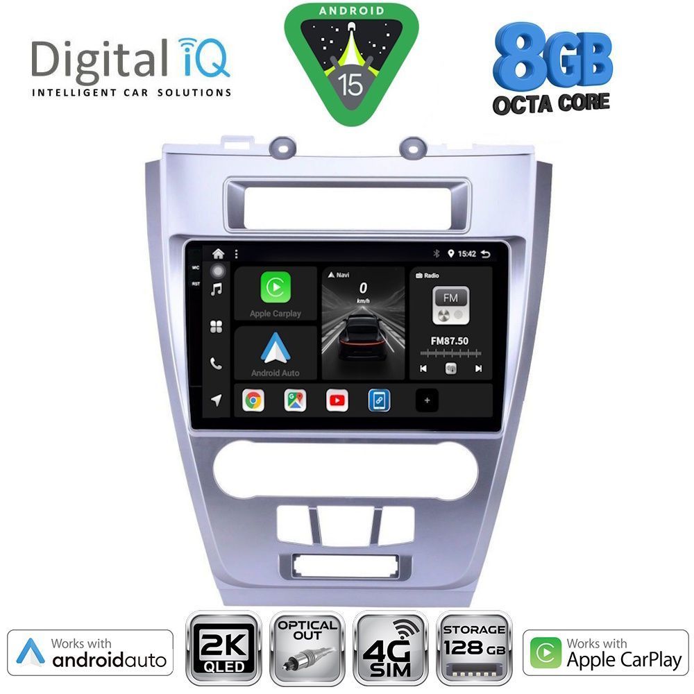 Βλησαρούλης Car Center - DIGITAL IQ BXK 20159_CPAA (10inc) MULTIMEDIA TABLET for FORD FUSION mod. 2012-2017