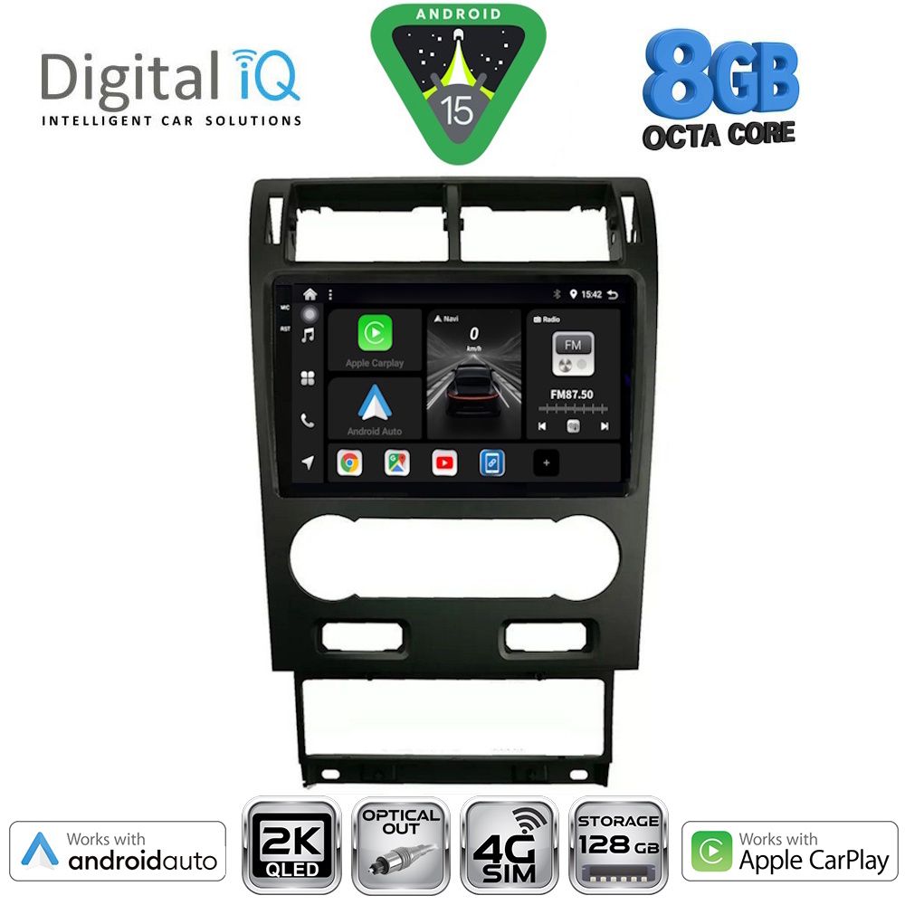 Βλησαρούλης Car Center - DIGITAL IQ BXK 20161A_CPAA (9inc) MULTIMEDIA TABLET for FORD MONDEO mod. 2003-2006