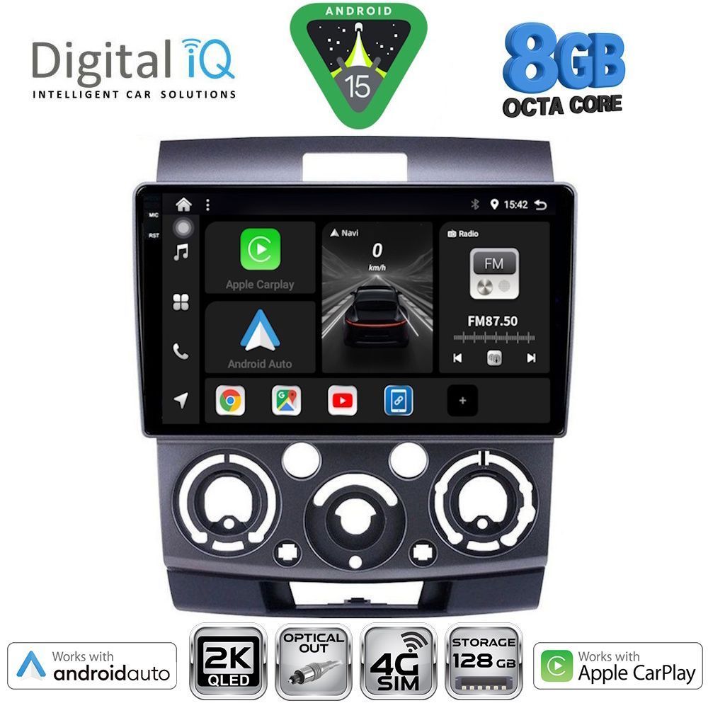 Βλησαρούλης Car Center - DIGITAL IQ BXK 20170_CPAA (9inc) MULTIMEDIA TABLET for FORD RANGER | MAZDA BT50 mod. 2006-2011