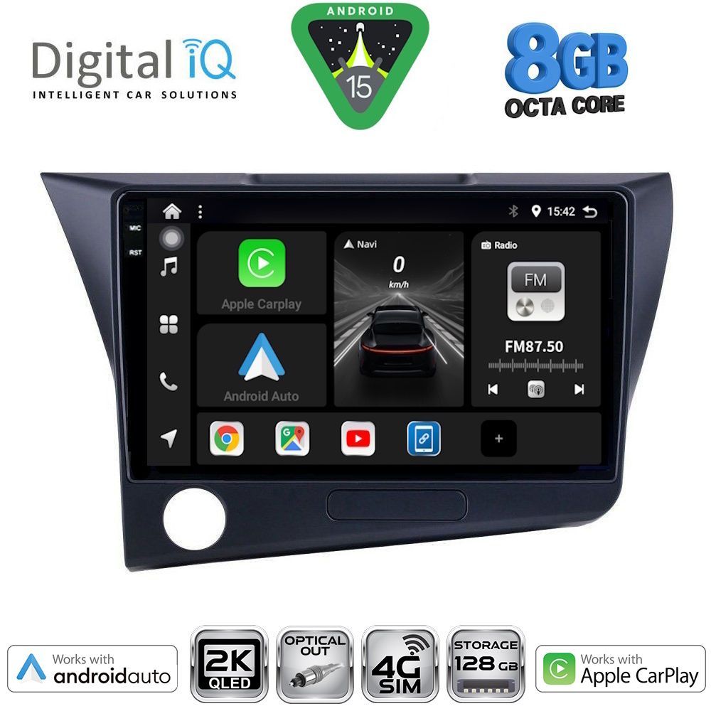 Βλησαρούλης Car Center - DIGITAL IQ BXK 20203_CPAA (9inc) MULTIMEDIA TABLET for HONDA CRZ mod. 2010-2016