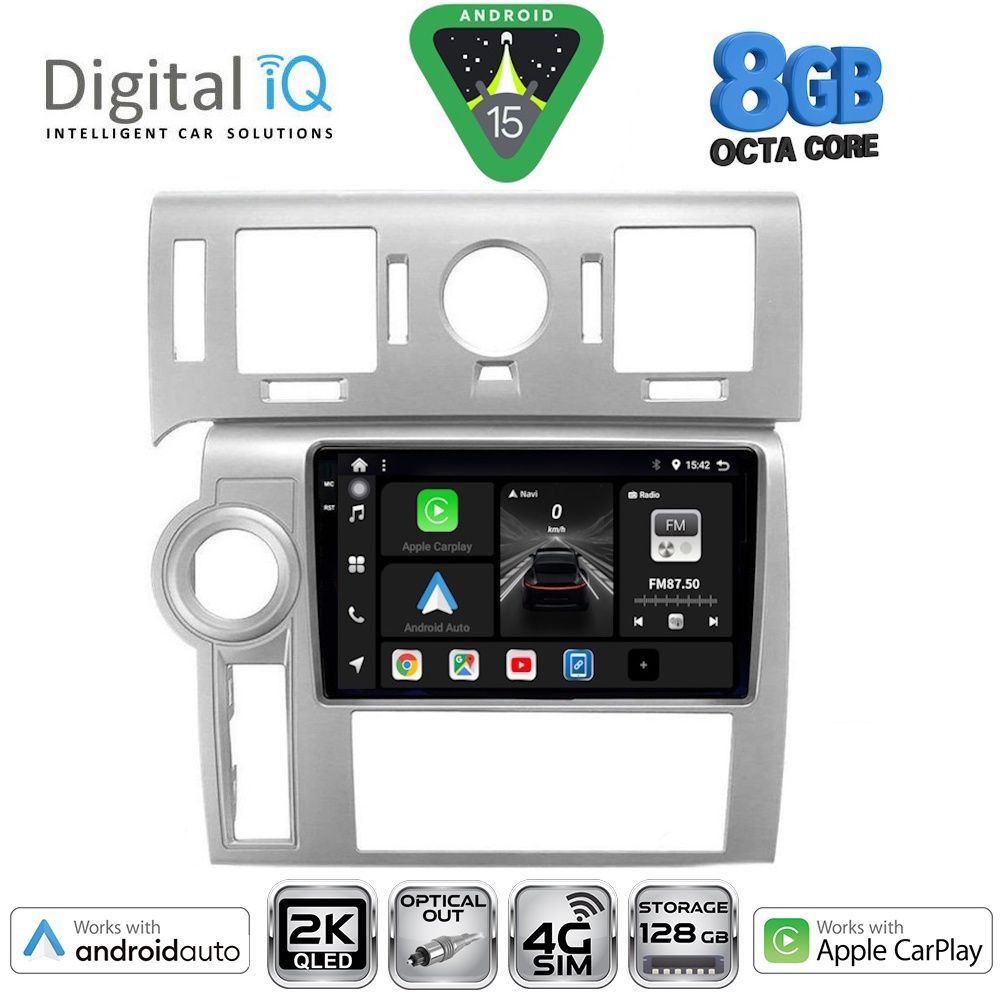 Βλησαρούλης Car Center - DIGITAL IQ BXK 20216_CPAA (9inc) MULTIMEDIA TABLET for HUMMER H2 mod. 2008-2009