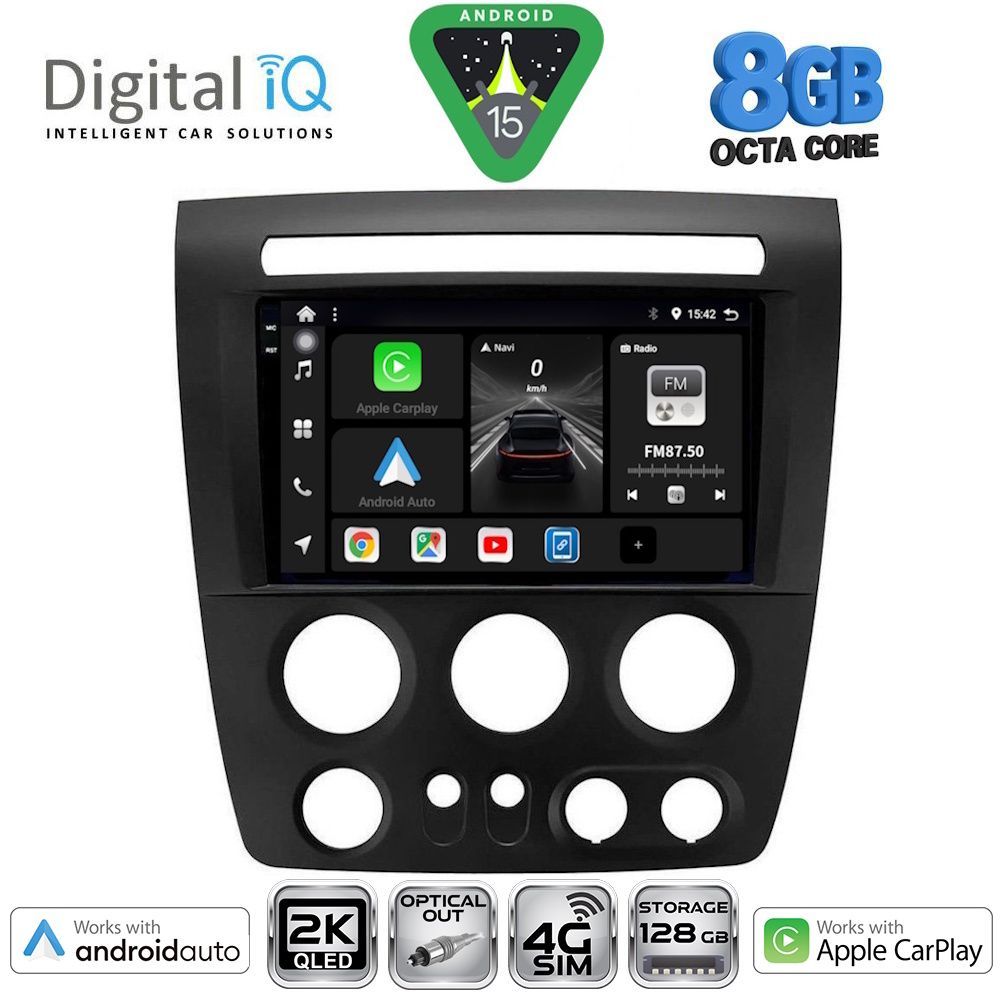 Βλησαρούλης Car Center - DIGITAL IQ BXK 20218_CPAA (9inc) MULTIMEDIA TABLET for HUMMER H3 mod. 2005-2009