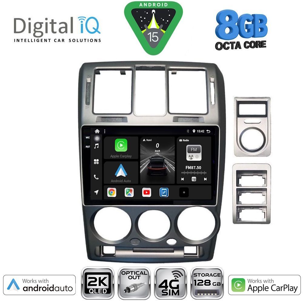 Βλησαρούλης Car Center - DIGITAL IQ BXK 20222_CPAA (9inc) MULTIMEDIA TABLET for HYUNDAI GETZ mod. 2002-2011