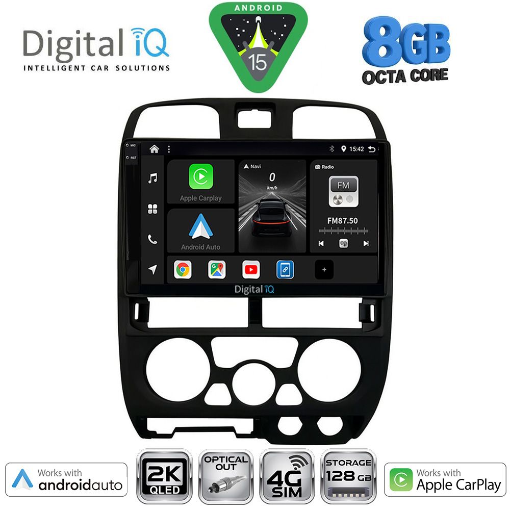 Βλησαρούλης Car Center - DIGITAL IQ BXK 20253BL_CPAA (9inc) MULTIMEDIA TABLET for ISUZU D-MAX mod. 2002-2008 (BLACK)