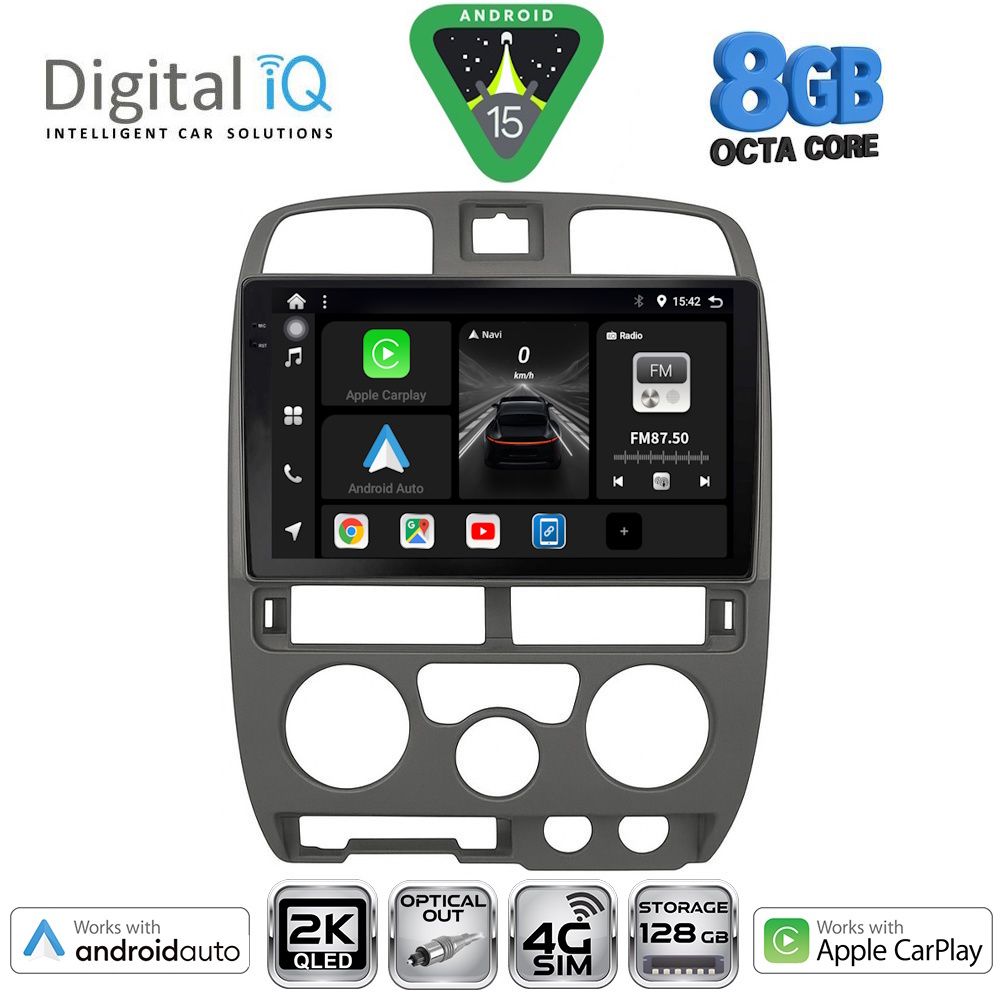 Βλησαρούλης Car Center - DIGITAL IQ BXK 20253GR_CPAA (9inc) MULTIMEDIA TABLET for ISUZU D-MAX mod. 2002-2008 (GREY)