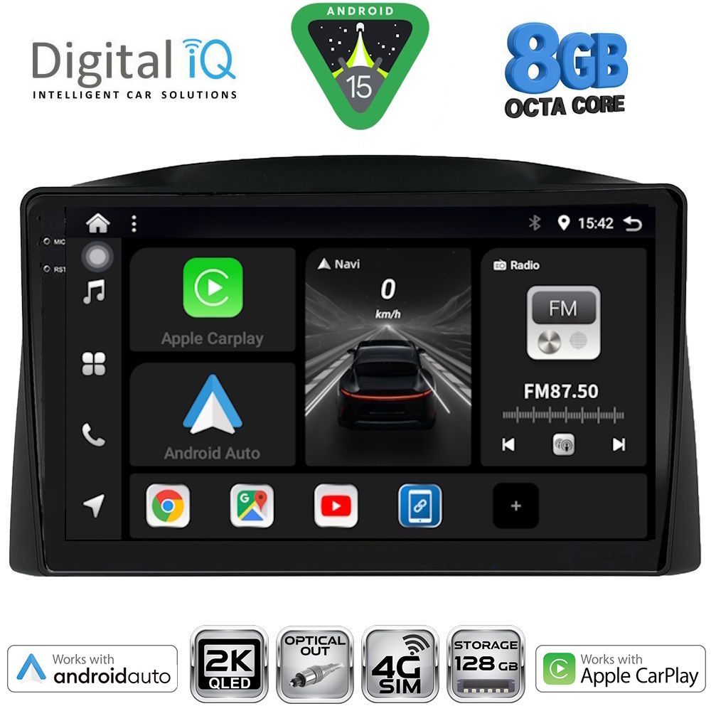 Βλησαρούλης Car Center - DIGITAL IQ BXK 20271_CPAA (10inc) MULTIMEDIA TABLET for JEEP GRAND CHEROKEE mod. 2005-2007 with Original Navi