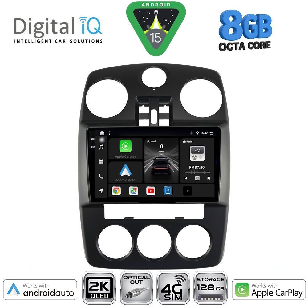 Βλησαρούλης Car Center - DIGITAL IQ BXK 20287_CPAA (9inc) MULTIMEDIA for CHRYSLER PT CRUISER mod. 2005-2010