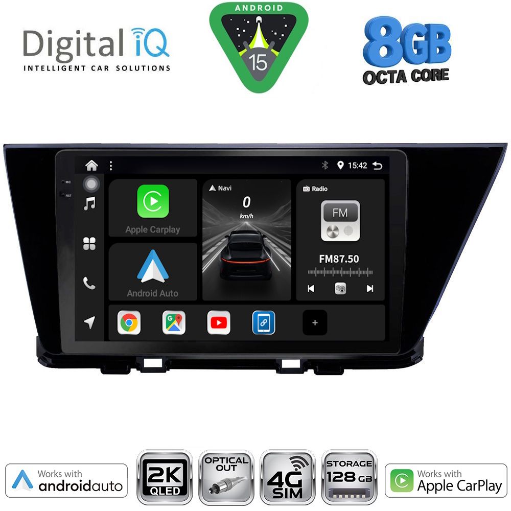 Βλησαρούλης Car Center - DIGITAL IQ BXK 20305_CPAA (9inc) MULTIMEDIA TABLET for KIA NIRO mod. 2017-2021