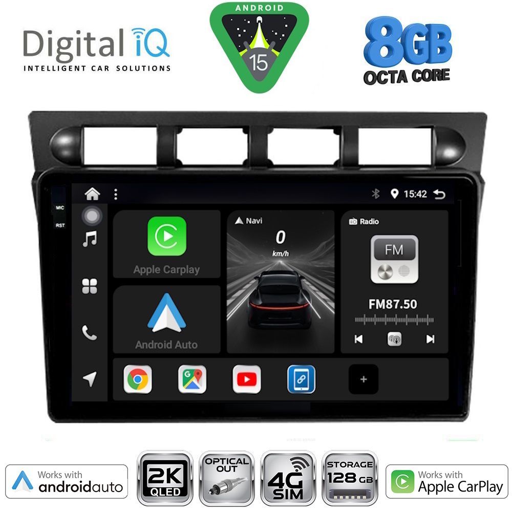 Βλησαρούλης Car Center - DIGITAL IQ BXK 20306_CPAA (9inc) MULTIMEDIA TABLET for KIA PICANTO mod. 2004-2008