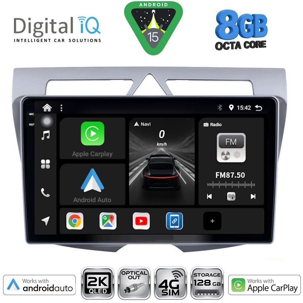 Βλησαρούλης Car Center - DIGITAL IQ BXK 20307_CPAA (9inc) MULTIMEDIA TABLET for KIA PICANTO mod. 2008-2011