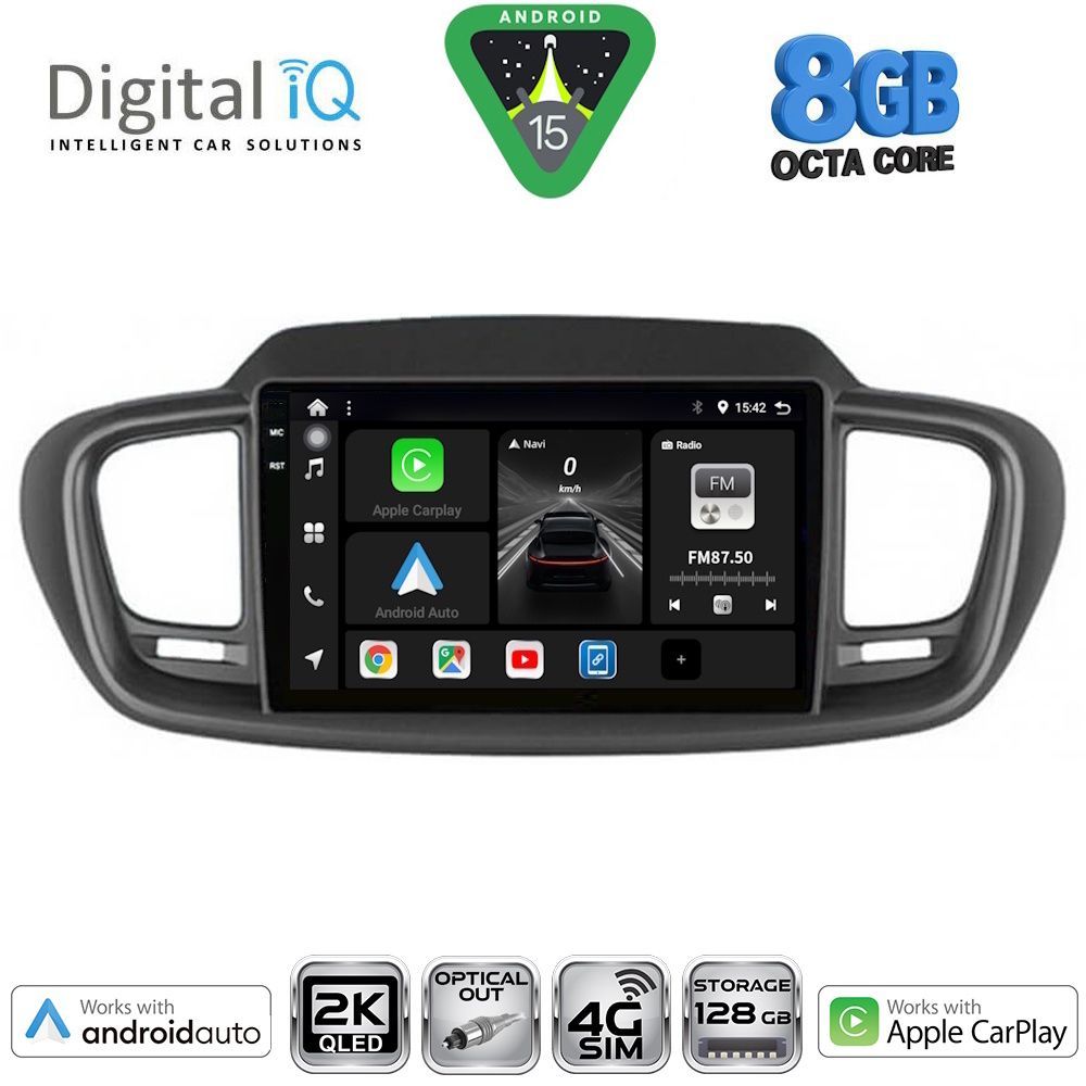 Βλησαρούλης Car Center - DIGITAL IQ BXK 20319_CPAA (10inc) MULTIMEDIA TABLET for KIA SORENTO mod. 2014-2020