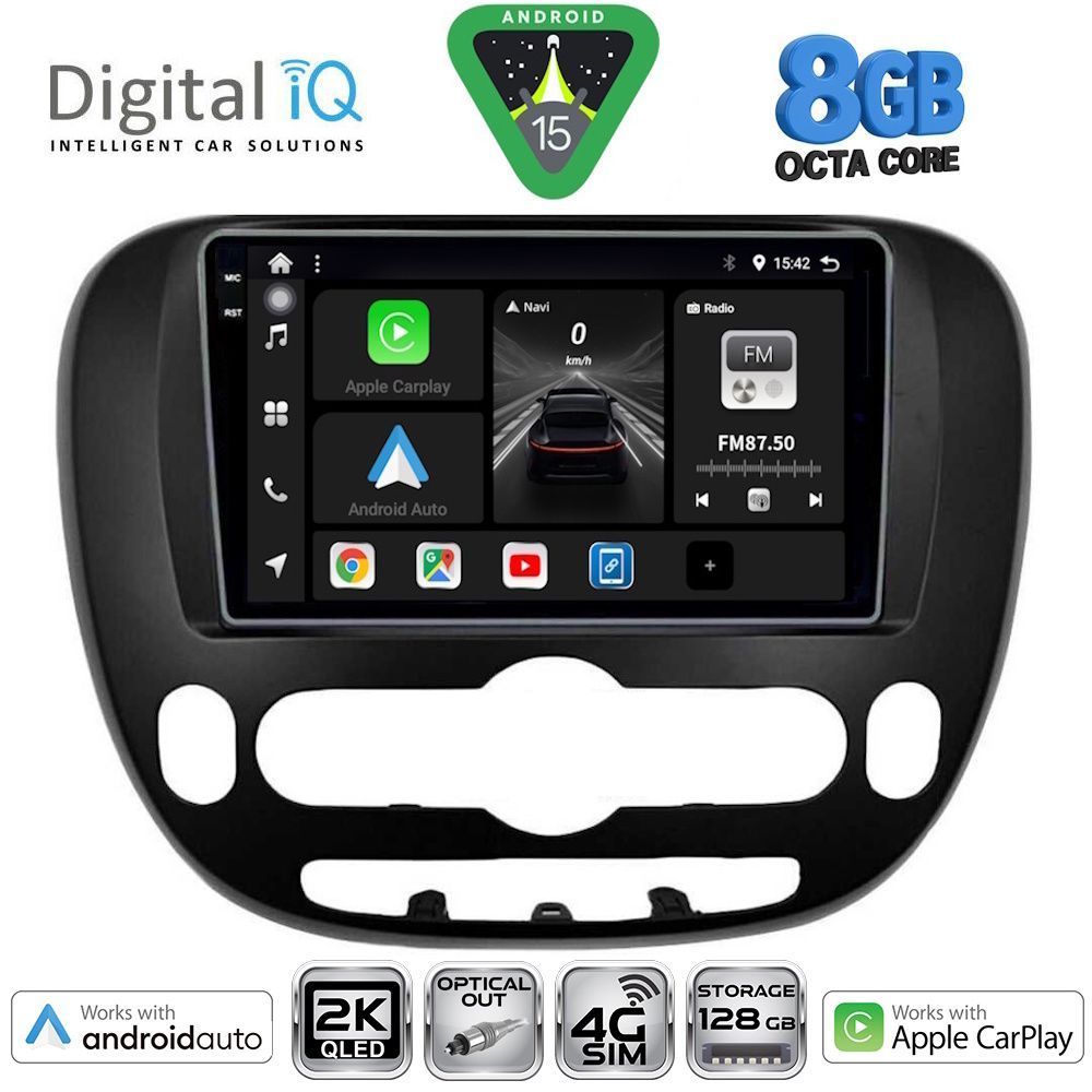 Βλησαρούλης Car Center - DIGITAL IQ BXK 20321_CPAA (9inc) MULTIMEDIA TABLET for KIA SOUL mod. 2014>