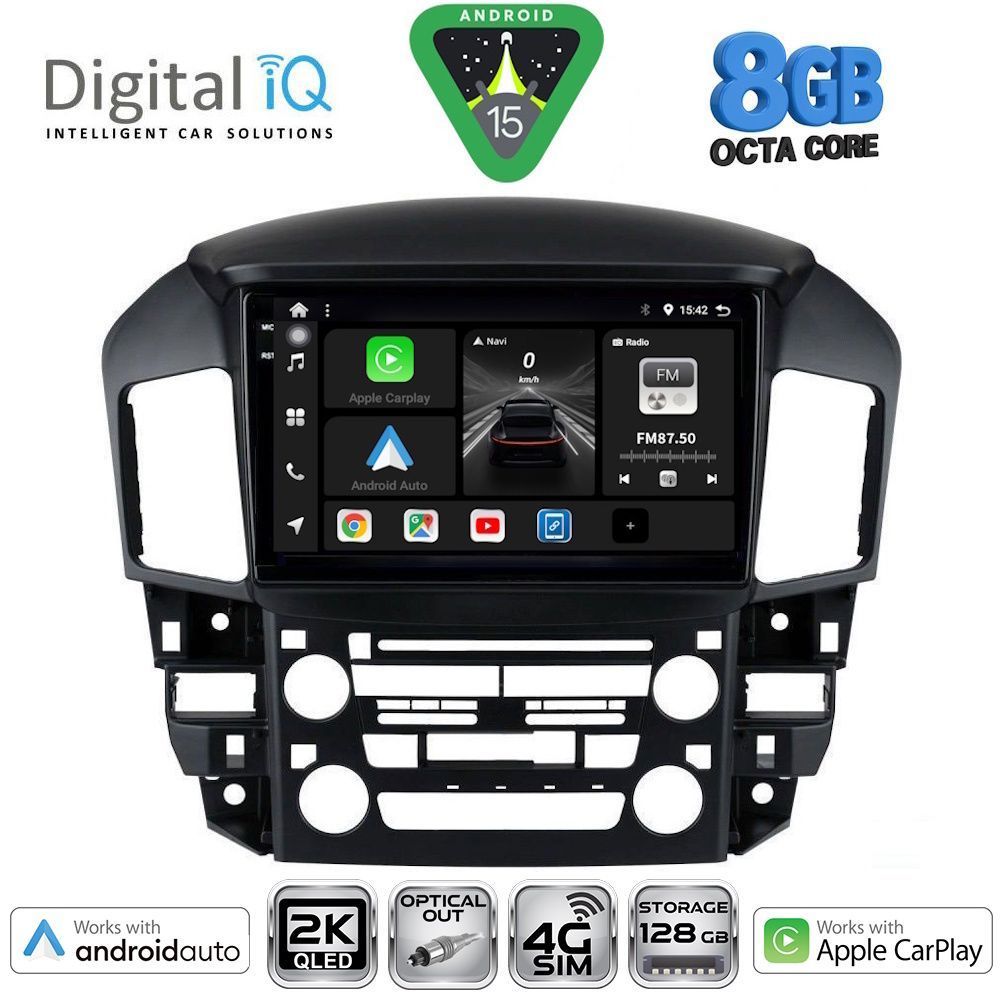 Βλησαρούλης Car Center - DIGITAL IQ BXK 20344_CPAA (9inc) MULTIMEDIA TABLET for LEXUS RX 300 mod. 1998-2003