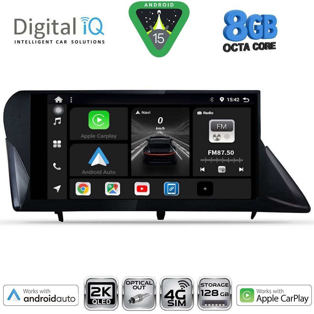 Βλησαρούλης Car Center - DIGITAL IQ BXK 20346_CPAA (9inc) MULTIMEDIA TABLET for LEXUS RX mod. 2009-2014
