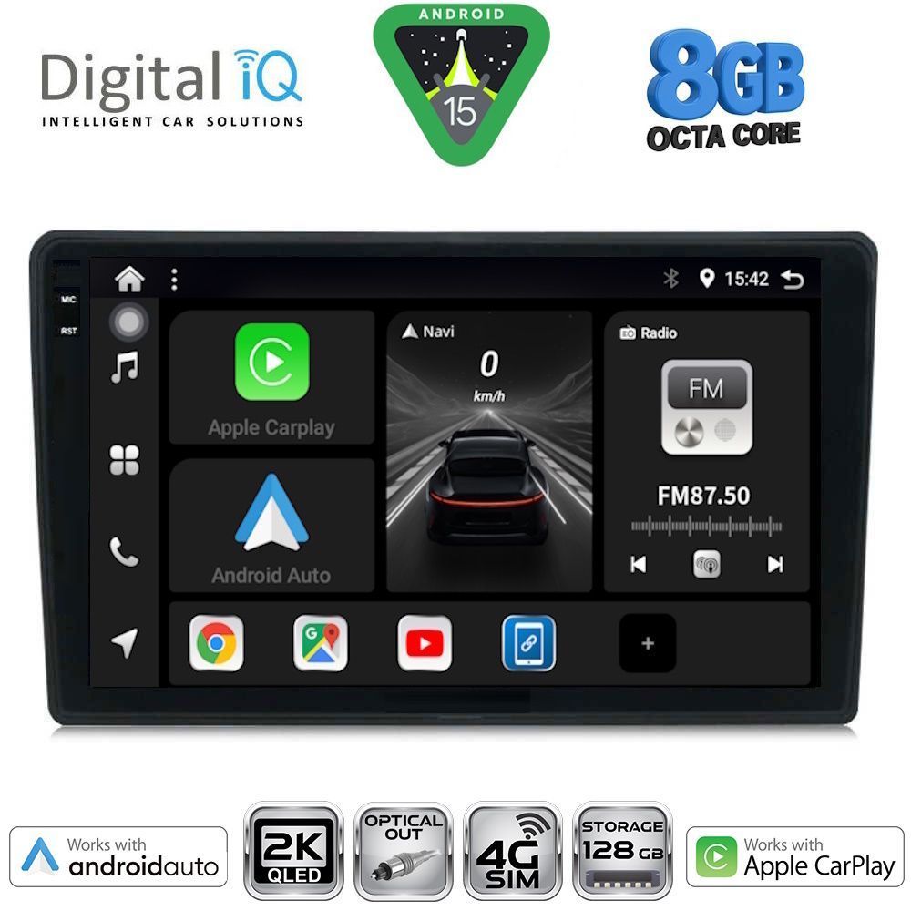 Βλησαρούλης Car Center - DIGITAL IQ BXK 20360_CPAA (9inc) MULTIMEDIA TABLET for MAZDA 2 mod. 2002-2007