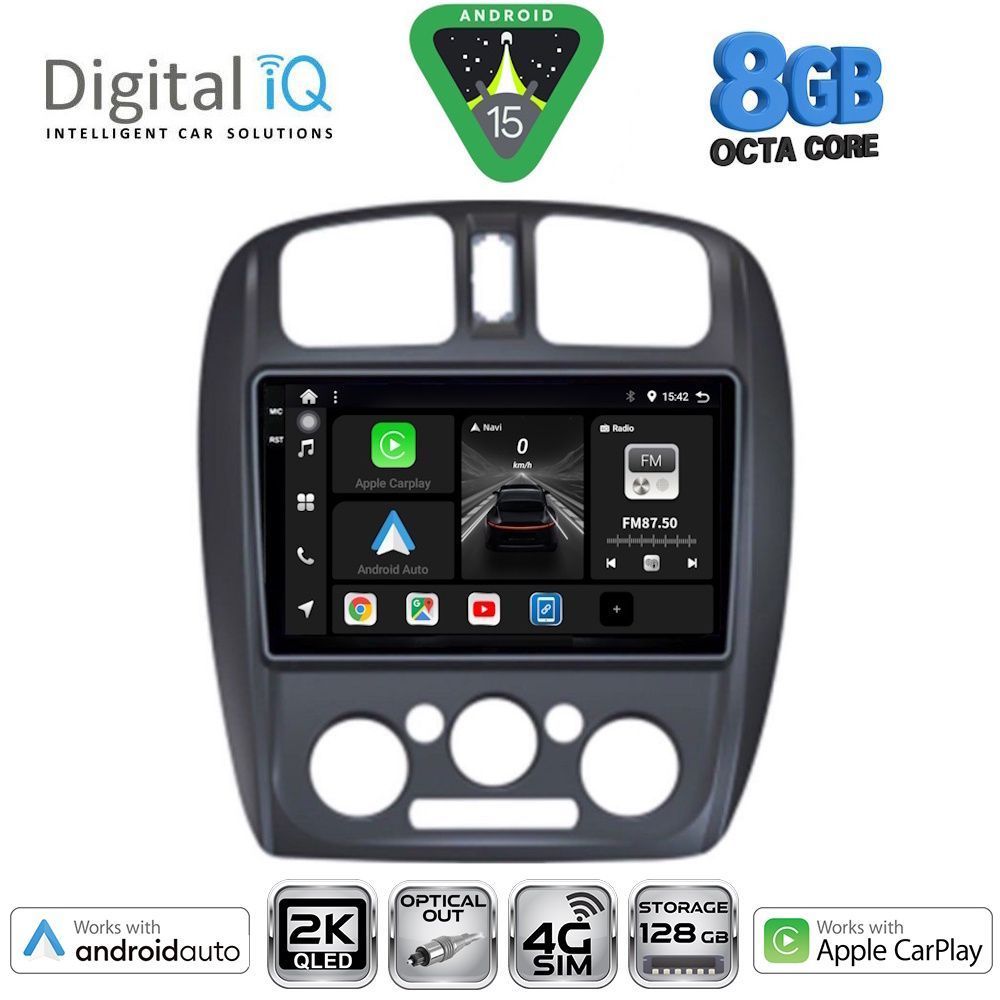 Βλησαρούλης Car Center - DIGITAL IQ BXK 20363_CPAA (9inc) MULTIMEDIA TABLET for MAZDA 323  mod. 1998-2004