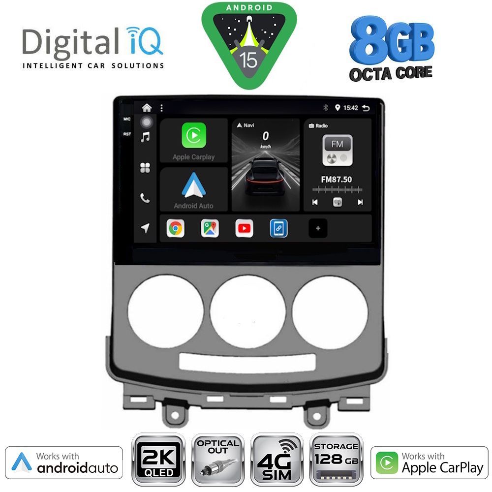 Βλησαρούλης Car Center - DIGITAL IQ BXK 20370_CPAA (9inc) MULTIMEDIA TABLET for MAZDA 5  mod. 2004-2010