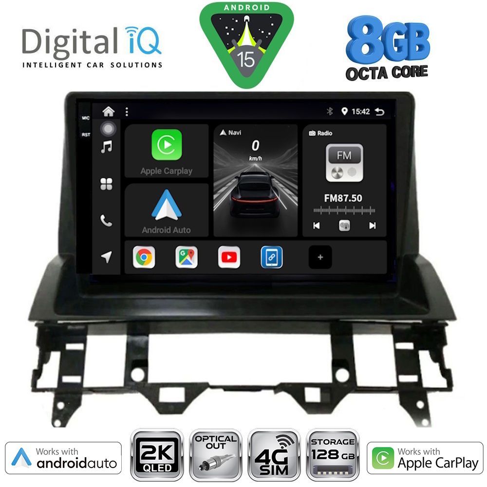 Βλησαρούλης Car Center - DIGITAL IQ BXK 20376_CPAA DASH (10inc) MULTIMEDIA TABLET for MAZDA 6 mod. 2002-2008