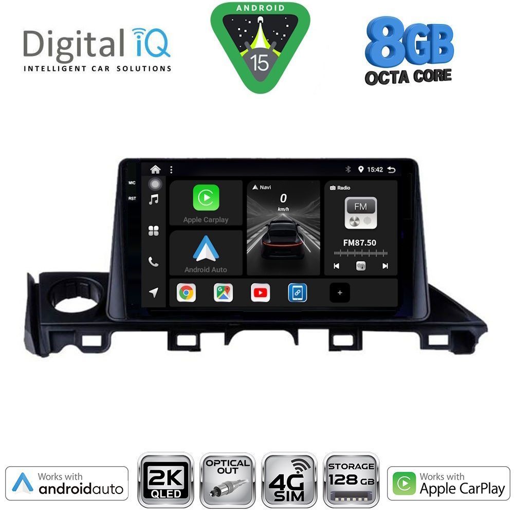 Βλησαρούλης Car Center - DIGITAL IQ BXK 20379_CPAA (9inc) MULTIMEDIA TABLET for MAZDA 6 mod. 2017-2020