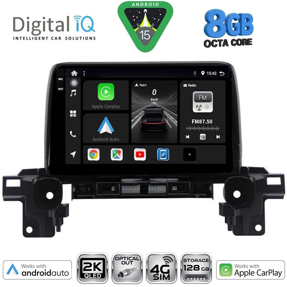 Βλησαρούλης Car Center - DIGITAL IQ BXK 20381_CPAA (9inc) MULTIMEDIA TABLET for MAZDA CX5 mod. 2017>