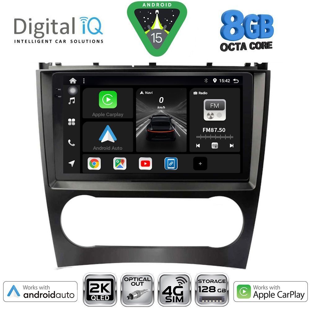 Βλησαρούλης Car Center - DIGITAL IQ BXK 20404_CPAA (9inc) MULTIMEDIA TABLET for MERCEDES C – CLK (W203-209) mod. 2004-2008