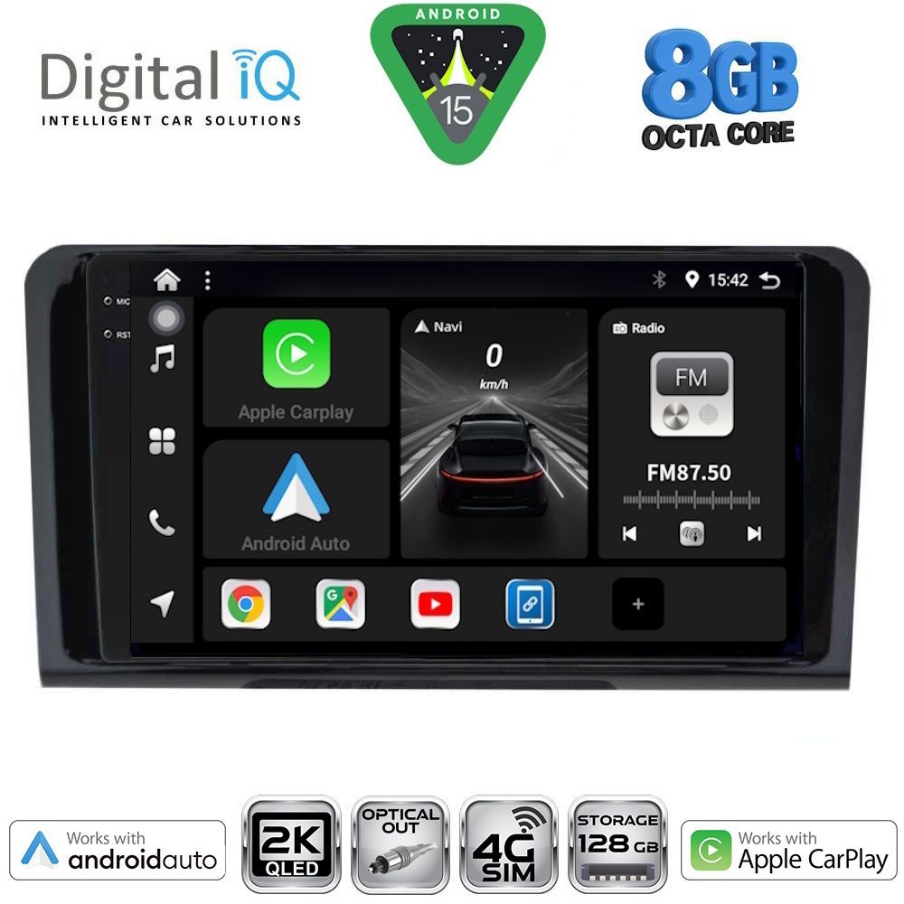 Βλησαρούλης Car Center - DIGITAL IQ BXK 20414_CPAA (9inc) MULTIMEDIA TABLET for MERCEDES ML (W164) – GL (X164) mod. 2005-2011