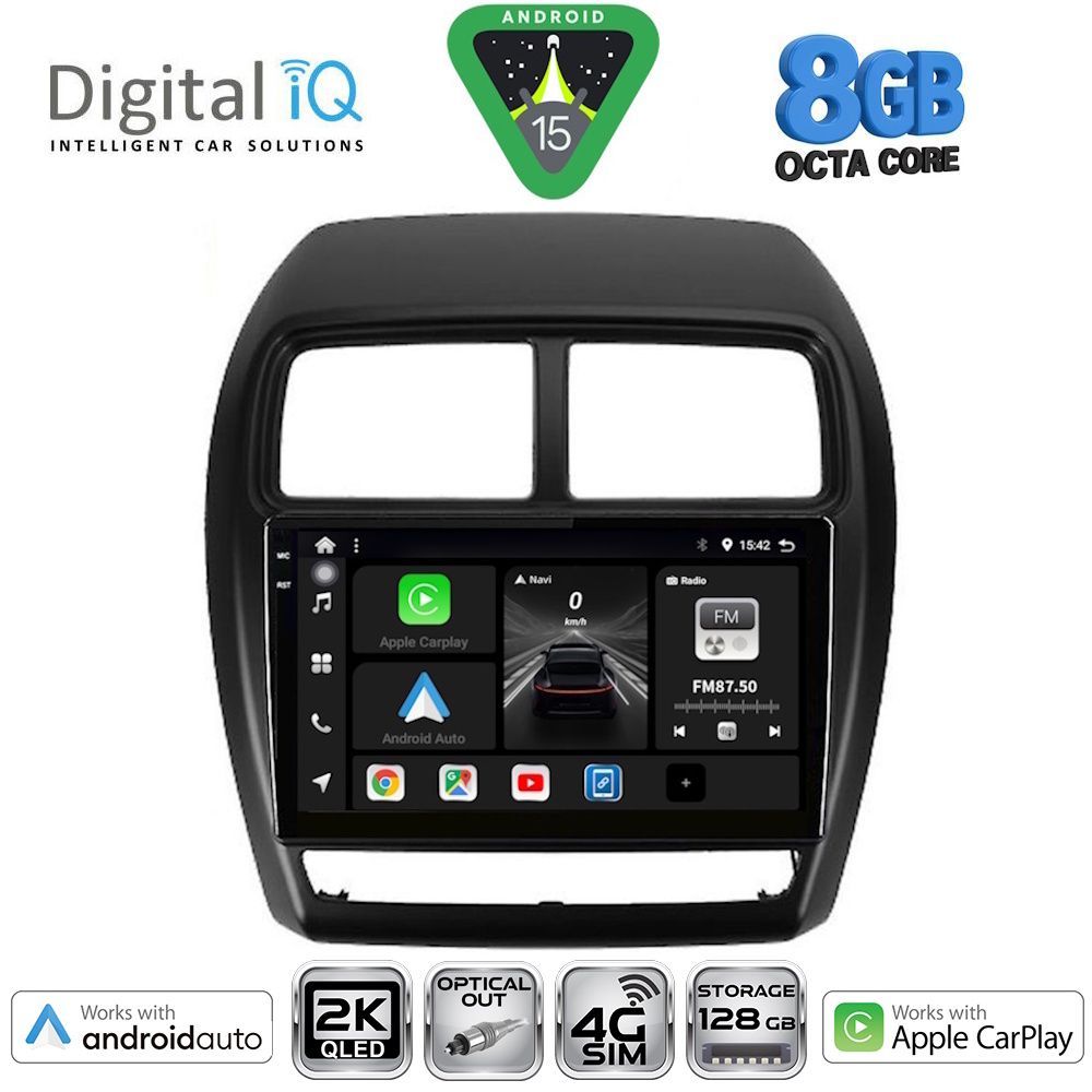 Βλησαρούλης Car Center - DIGITAL IQ BXK 20431_CPAA (9inc) MULTIMEDIA TABLET for MITSUBISHI ASX mod. 2020>