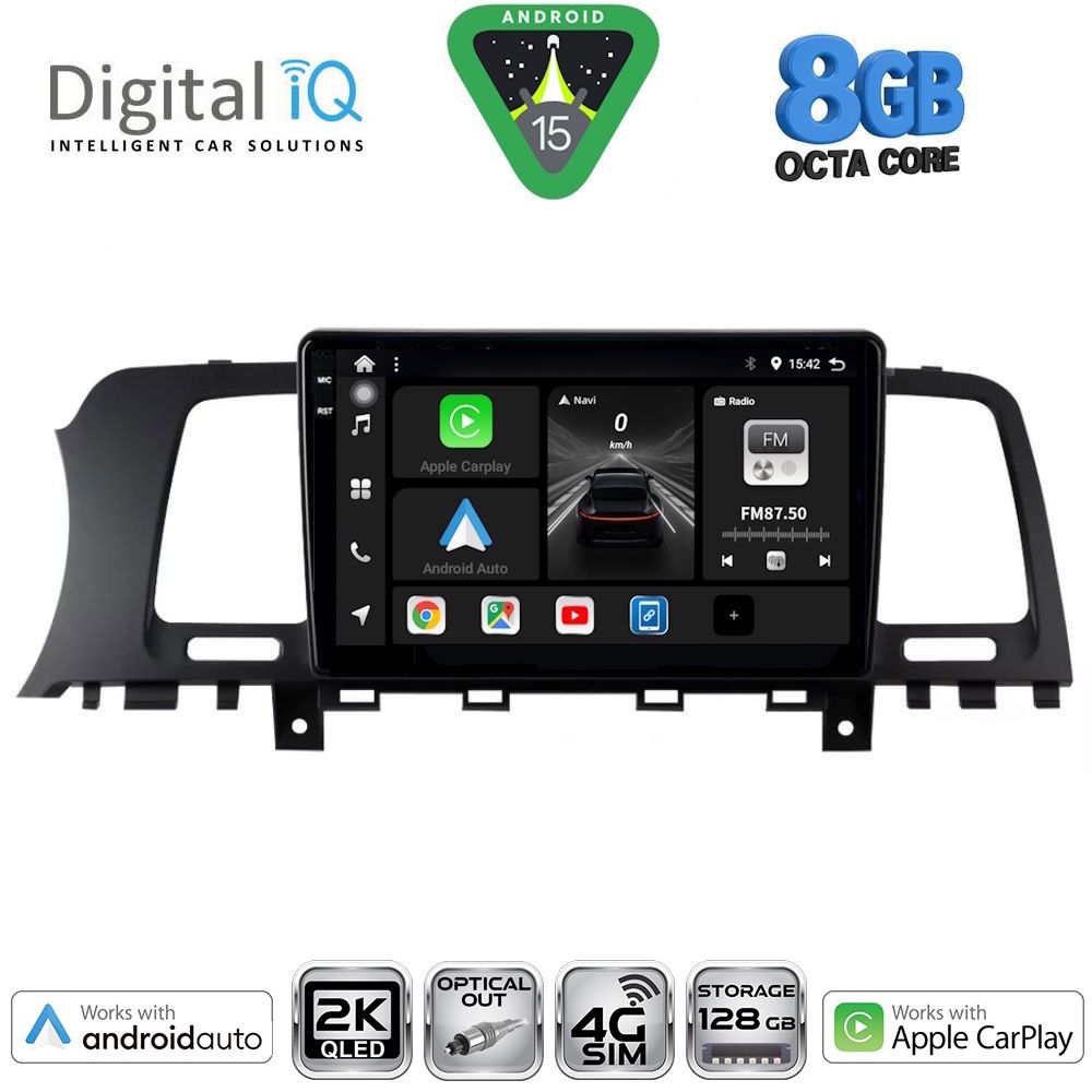 Βλησαρούλης Car Center - DIGITAL IQ BXK 20462_CPAA (9inc) MULTIMEDIA TABLET for NISSAN MURANO mod. 2007-2014