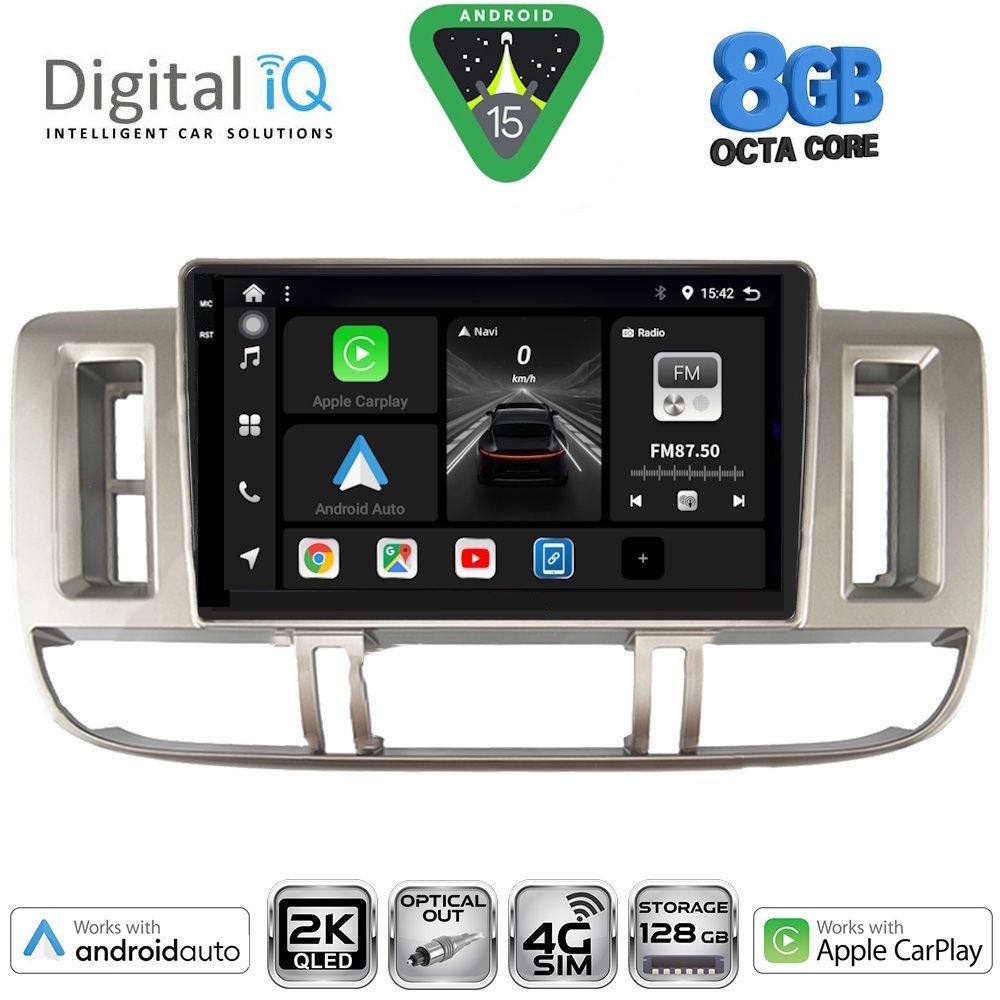 Βλησαρούλης Car Center - DIGITAL IQ BXK 20474_CPAA (9inc) MULTIMEDIA TABLET for NISSAN XTRAIL mod. 2000-2004