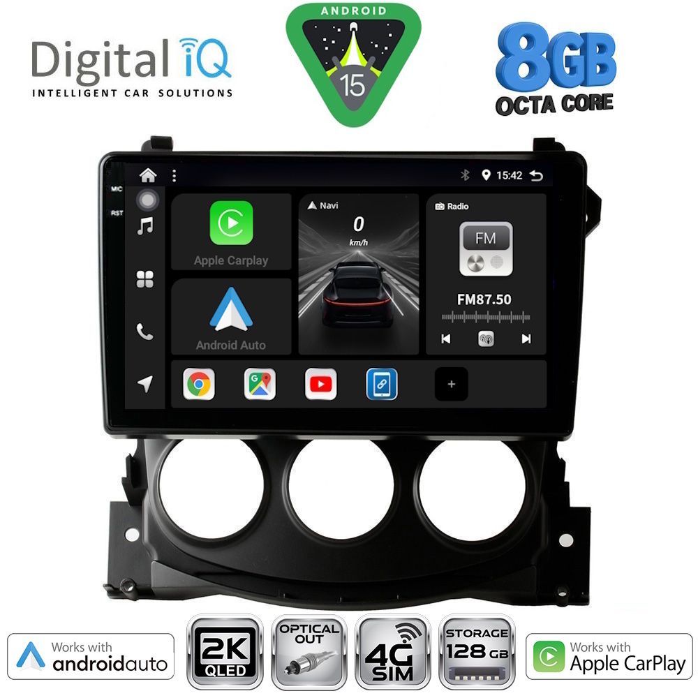 Βλησαρούλης Car Center - DIGITAL IQ BXK 20479_CPAA (9inc) MULTIMEDIA TABLET for NISSAN 370Z mod. 2009-2012