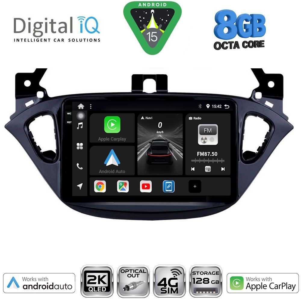 Βλησαρούλης Car Center - DIGITAL IQ BXK 20486_CPAA (9inc) MULTIMEDIA TABLET for OPEL ADAM - CORSA E  mod. 2014-2021