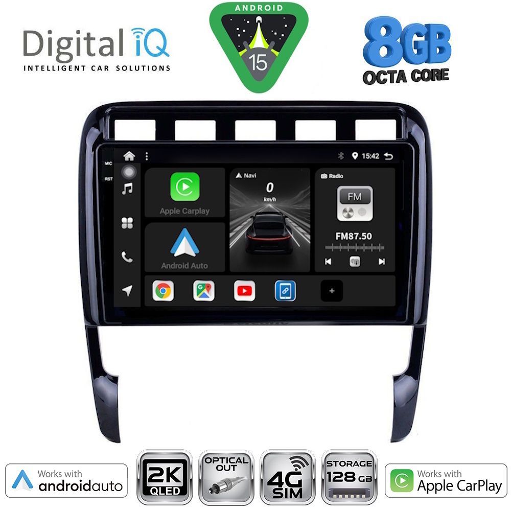 Βλησαρούλης Car Center - DIGITAL IQ BXK 20535_CPAA (9inc) MULTIMEDIA TABLET for PORSCHE CAYENNE mod. 2002-2011