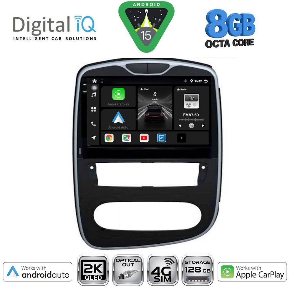 Βλησαρούλης Car Center - DIGITAL IQ BXK 20545_CPAA (10inc) MULTIMEDIA TABLET for RENAULT CLIO mod. 2016-2019