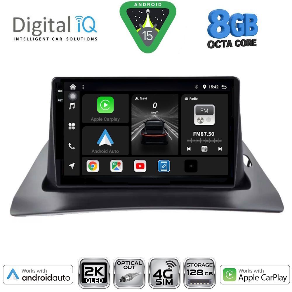 Βλησαρούλης Car Center - DIGITAL IQ BXK 20550_CPAA (9inc) MULTIMEDIA TABLET for RENAULT KANGOO mod. 2010>