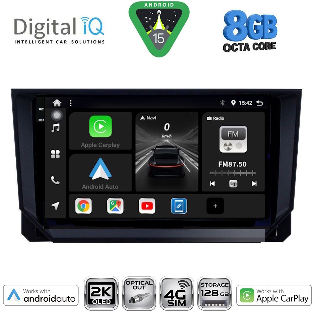 Βλησαρούλης Car Center - DIGITAL IQ BXK 20573_CPAA (9inc) MULTIMEDIA TABLET for SEAT ARONA - IBIZA mod. 2018>