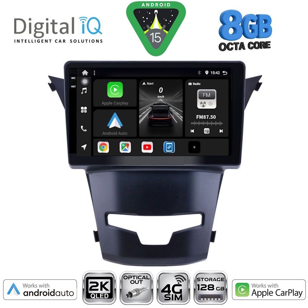 Βλησαρούλης Car Center - DIGITAL IQ BXK 20653_CPAA (9inc) MULTIMEDIA TABLET SSANGYANG KORANDO mod. 2014>