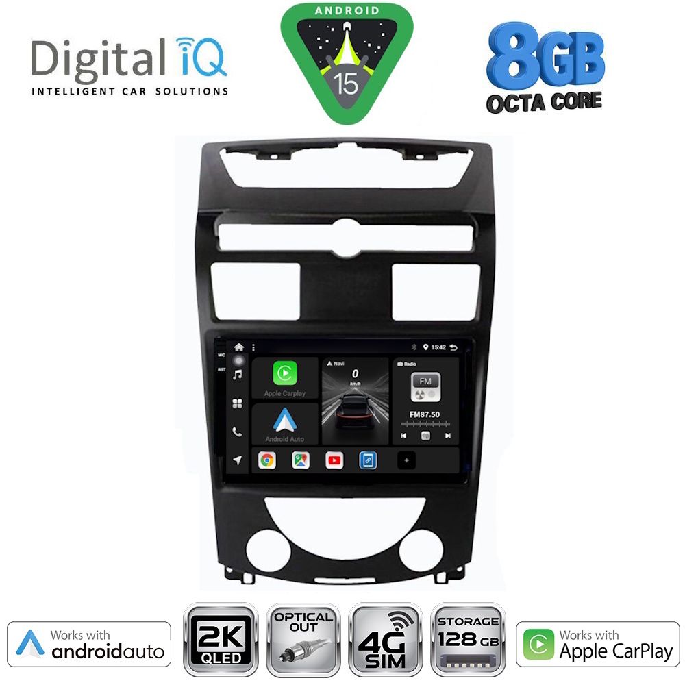 Βλησαρούλης Car Center - DIGITAL IQ BXK 20657_CPAA (10inc) MULTIMEDIA TABLET SSANGYANG REXTON mod. 2006-2015